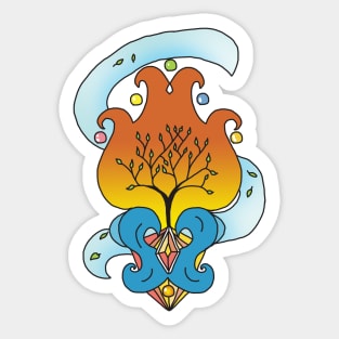 Elements Of Nature Sticker